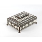 Ivory-inlaid travel desk