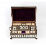 Ivory-inlaid travel desk