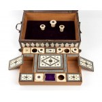 Ivory-inlaid travel desk