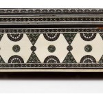 Ivory-inlaid travel desk