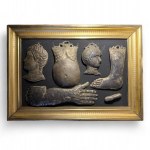 A group of italian solid silver ex-voto