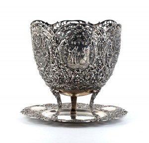 German solid silver centerpiece