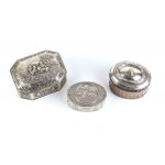 Lot of 3 german silver boxes