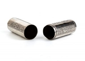 Solid silver scroll holder