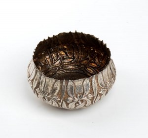 Burma solid silver bowl