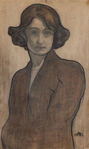 Stanisław SZUKALSKI, AUTOPORTRET, 1908/9