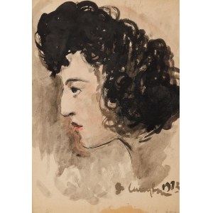 Jozef CHARYTON, STUDY OF A WOMAN'S HEAD, 1972