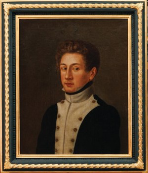 Painter of Poland, PORTRET ANTONIEGO FELIKS NOWAKOWSKI W MUNDURZE KADETA COLLEGIUM NOBILIUM, 1816