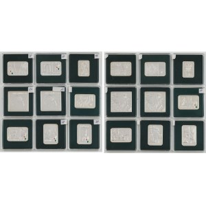 SET OF SILVER COINS