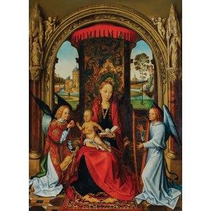 Malarz niemiecki, MADONNA Z DZIECIĄTKIEM, XX w.