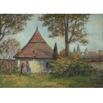 Antoni GRAMATYKA (1841-1922), Na procházce - pohled na Wawel.