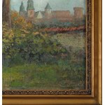 Antoni GRAMATYKA (1841-1922), Na spacerze - widok na Wawel