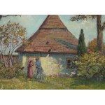 Antoni GRAMATYKA (1841-1922), Na spacerze - widok na Wawel