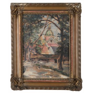 Adam MALICKI (1897-1949), Widok na kościół św. Piotra i Pawła w Krakowie
