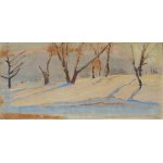 Ignacy PINKAS (1888-1925), Pejzaż zimowy