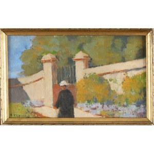 Bronisława RYCHTER-JANOWSKA (1868-1953), W ogrodzie