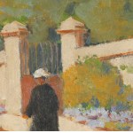 Bronisława RYCHTER-JANOWSKA (1868-1953), W ogrodzie