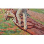Autor nieznany (XX w.), Góral przy orce