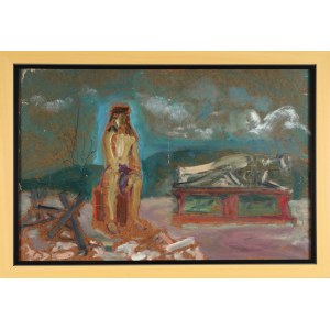 Wlastimil HOFMAN (1881-1970), Chrystus Frasobliwy i upadek Pana Jezusa