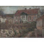 Stefan BUKOWSKI (1878-1929), Pejzaż z willą (1913)