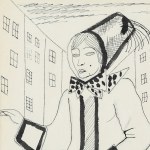 Janusz Maria BRZESKI (1907-1957), Kobieta w płaszczu (1927)