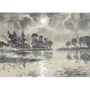 Wiktor ZIN (1925-2007), Noc pełni księżyca (1978)