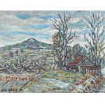 Henryk WÓJCIK (1920-2009), Pejzaż ze wzgórzem (1984)