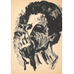 Maria HISZPAŃSKA-NEUMANN (1917-1980), Notatki portretowe - zestaw czterech rysunków (lata 40.)
