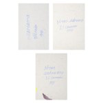 Marianna WIŚNIOS (1909 (?)-1996), Święci - zestaw trzech prac (1994)