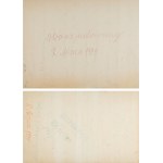 Marianna WIŚNIOS (1909 (?)-1996), Krowy i konie (zestaw dwóch prac) (1994)