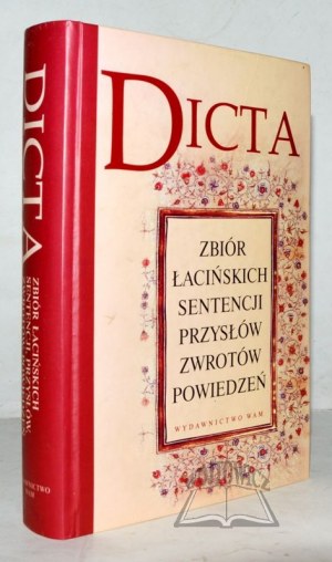 MICHALUNIO Czeslaw SJ, Dicta. A collection of Latin sentences, proverbs, phrases, sayings