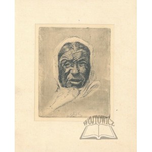 MISKY Ludwik (1884-1938), (Twarz starej kobiety).
