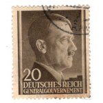 Third Reich - RADOM Envelope Telegram and Postage Stamp General Governorate
