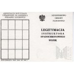 III RP Legitymacja Odznaki Instruktora Spadochronowego - In blanco