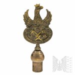 II RP Fahnenspitze der Militärischen Postorganisation
