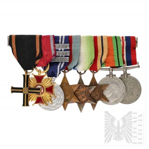 PSZnZ Spangles of Distinction Merchant Navy, Cross of Merit, Cross of Independence.
