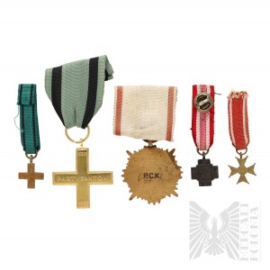 Communist Party Cross, Partisan Cross, PCK Cross set of decorations