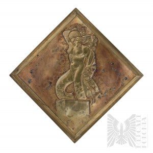 Stanisław Horno-Popławski (1902-1997) - Syrena Walczącej Warszawy Plakieta