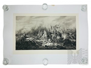 Juliusz Kossak, Bitwa pod Płowcami - Heliograwiura 1914r