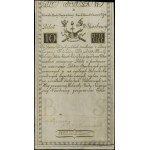 10 złotych polskich, 8.06.1794; seria B, numeracja 3108...