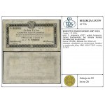 1 tolar, 1.12.1810; série A, číslování 63957, signatura co...