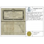 1 talar, 1.12.1810; seria A, numeracja 5282, podpis kom...