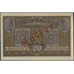 20 marek polskich, 9.12.1916; jenerał, seria A, numerac...