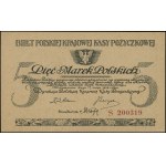 5 polnische Mark, 17.05.1919; Serie S, Nummerierung 200319....