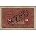 20 marek polskich, 23.08.1919; seria II-FM, numeracja 2...