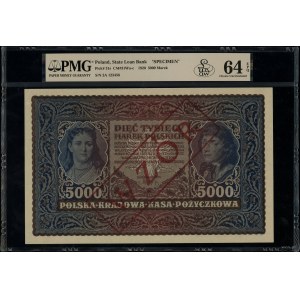 5.000 marek polskich, 7.02.1920; seria II-A, numeracja ...