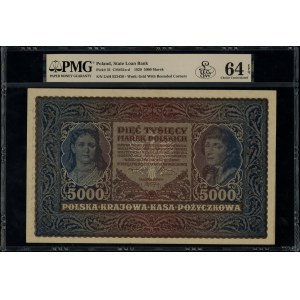 5.000 marek polskich, 7.02.1920; seria II-AH, numeracja...
