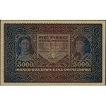 5.000 marek polskich, 7.02.1920; seria II-AH, numeracja...