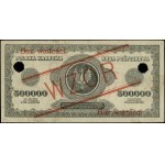 500,000 Polish marks, 30.08.1923; X series, numbering ...
