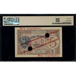 5 gold, 28.02.1919; series 15.A., numbering 037,498, ...
